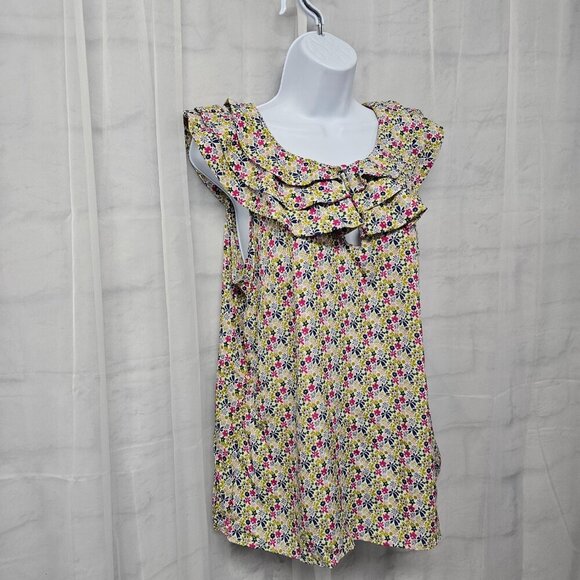 Liberty of London Target Purple Green Ruffle Tank Boho Festival L - Picture 3 of 10